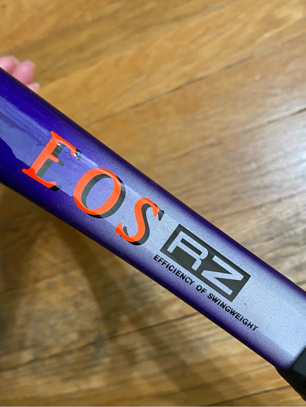 Yamaha EOS RZ Tennis Racket 110 Inches XL2 (4 1/4) (needs regrip) Yellow Purple - Picture 11 of 12